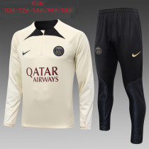 23-24 PSG High Quality Kids Half Pull Tracksuit