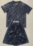 24-25 BAR Black Goalkeeper Kids Soccer Jersey