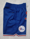 2024 76ERS Embroidery Top Quality NBA Pants