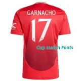 24-25 Man Utd Home Long sleeves Player Version Soccer Jersey