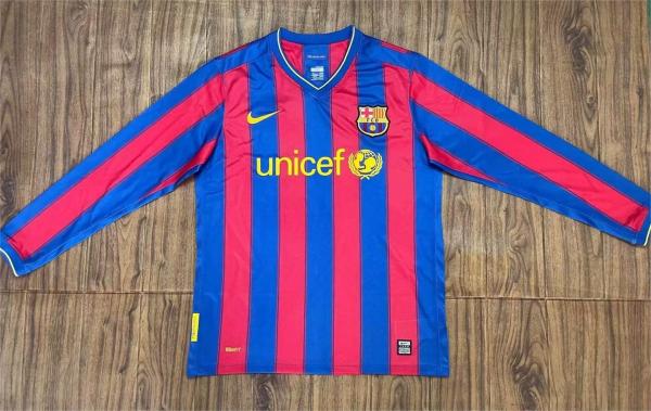 2009-2010 BAR Home Long sleeves Retro Soccer Jersey
