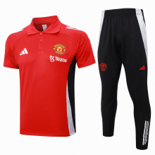 24-25 Man Utd High Quality Polo Tracksuit