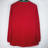 2012 Portugal Away Long Sleeve Retro Soccer Jersey