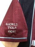 2011 West Ham #11 Iron Maiden Away Retrot Soccer Jersey