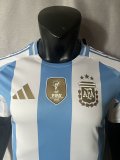 2024 Argentina Home Player Version Soccer Jersey