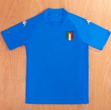 2002 Italy Home Retro Soccer Jersey