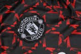 24-25 Man Utd High Quality Half Pull Tracksuit