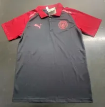 24-25 Man City Gray Polo Short Sleeve
