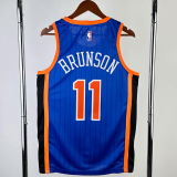 23-24 KNICKS BRUNSON #11 Blue City Edition Top Quality Hot Pressing NBA Jersey