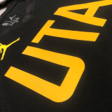 22-23 JAZZ CLARKSON #00 Black Top Quality Hot Pressing NBA Jersey (Trapeze Edition)