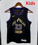 2024 LAKERS JAMES #23Top Quality Hot Pressing Kids NBA Jersey
