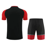 24-25 ACM Black Training Short Suit (100%Cotton)纯棉