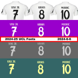 24-25 RMA White Joint Edition Fans Soccer Jersey