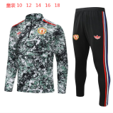 24-25 Man Utd High Quality Kids Half Pull Tracksuit