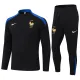 24-25 France High Quality Half Pull Tracksuit
