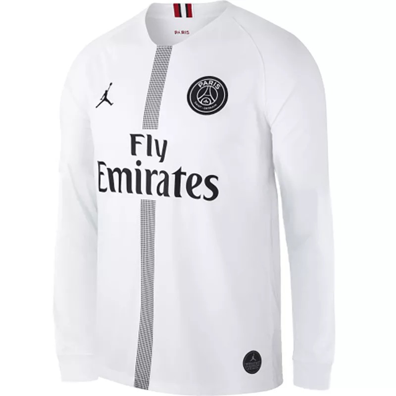psg jordan jersey white long sleeve