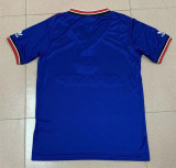 1984 Man Utd Third Blue Retro Soccer Jersey