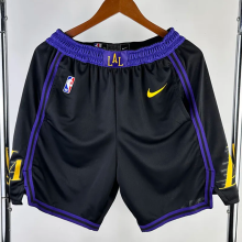 23-24 LAKERS Black City Edition Top Quality NBA Pants