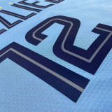 22-23 GRIZZLIES MORANT #12 Blue Top Quality Hot Pressing NBA Jersey (Trapeze Edition)