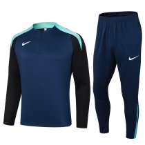 2024 NK Blue Half Pull Tracksuit 