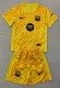 24-25 BAR Yellow Goalkeeper Kids Soccer Jersey