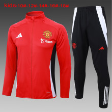 24-25 Man Utd High Quality Kids Jacket Tracksuit