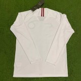 2018-2019 PSG Paris Jordan White Long Sleeve Retro Soccer Jersey