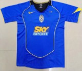 2004-2005 JUV Away Blue Retro Soccer Jersey