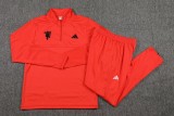 24-25 Man Utd High Quality Half Pull Tracksuit