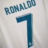 2017-2018 RMA Home Long Sleeve Retro Soccer Jersey