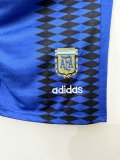 1994 Argentina Away Blue Retro Shorts Pants