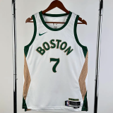 23-24 CELTICS BROWN #7 White City Edition Home Top Quality Hot Pressing NBA Jersey
