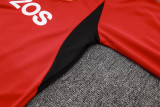 23-24 Man Utd High Quality Half Pull Tracksuit
