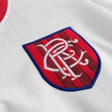 1996-1997 Rangers Away White Retro Soccer Jersey