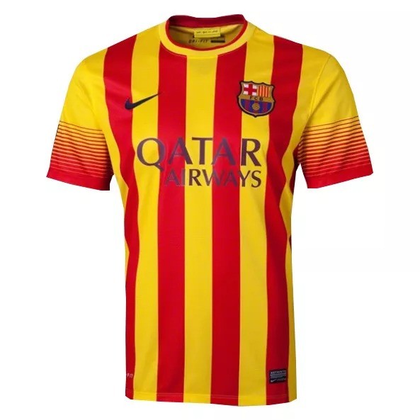 2013-2014 BAR Away Yellow Retro Soccer Jersey