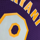 2001 LAKERS BRYANT #8 Purple Retro Top Quality Hot Pressing NBA Jersey