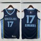 23-24 GRIZZLIES KAWAMURA #17 Dark Blue Top Quality Hot Pressing NBA Jersey