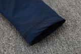 24-25 Dortmund Royal Blue Hooded Windbreaker Fabric Cotton Coat