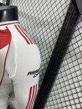 24-25 River Plate Home Player Version Long Sleeve Soccer Jersey