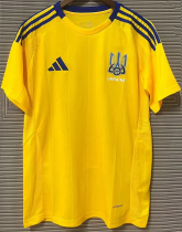 24-25 Ukraine Home Fans Soccer Jersey
