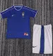 1998 Brazil Away Retro Kids Soccer Jersey