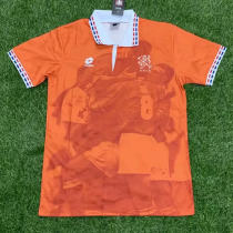 1996 NetherIands Home Retro Soccer Jersey