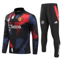 24-25 Man Utd High Quality Half Pull Tracksuit