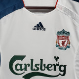 2006-2007 LIV Away White Retro Soccer Jersey