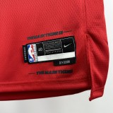 24-25 HEAT ADEBAYO #13 Red City Edition Top Quality Hot Pressing NBA Jersey (V领）