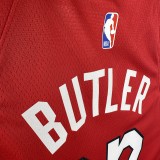 24-25 HEAT BUTLER #22 Red City Edition Top Quality Hot Pressing NBA Jersey (V领）
