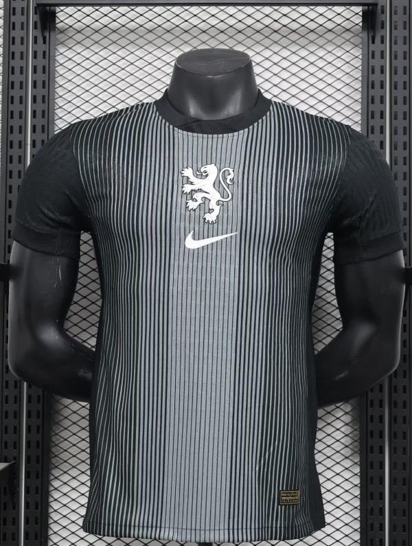 25-26 Netherlands Black Special Edition Player Version Soccer Jersey