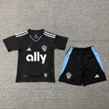25-26 CHarlotte FC Away Kids Soccer Jersey