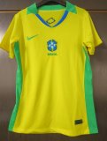 25-26 Brazil Home Women Fans Soccer Jersey
