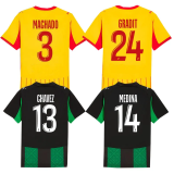 25-26 RC Lens Home Fans Soccer Jersey (全广告)